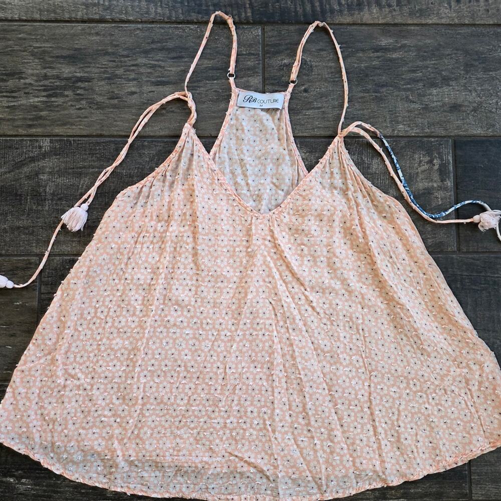 #615 COUTURE Light Pink Floral Camisole